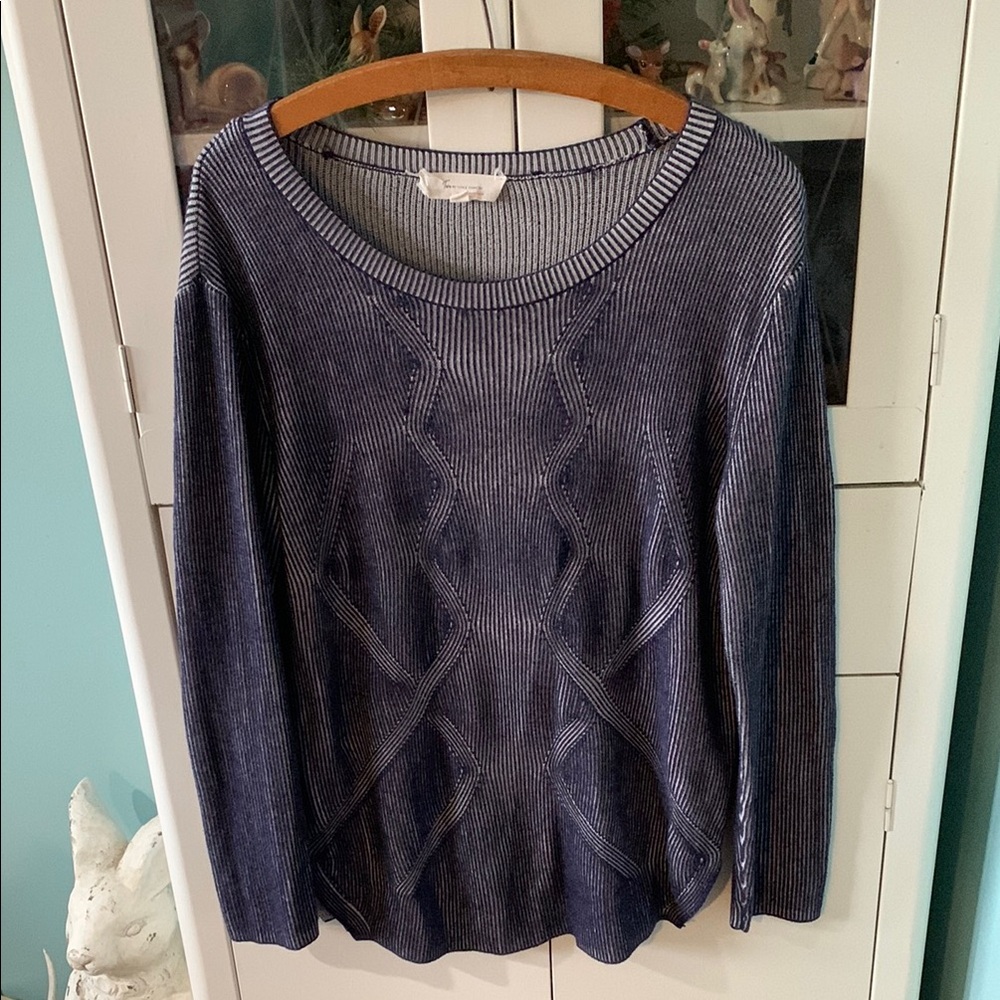 Two by Vince Camuto sz M Women's Blue Sweater